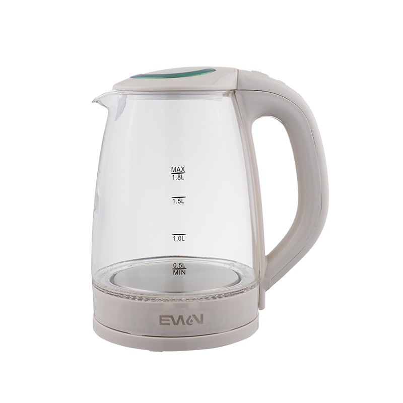 Electric kettle glass temperature control 1.8L electric kettle & with led indicator light, auto shut-off