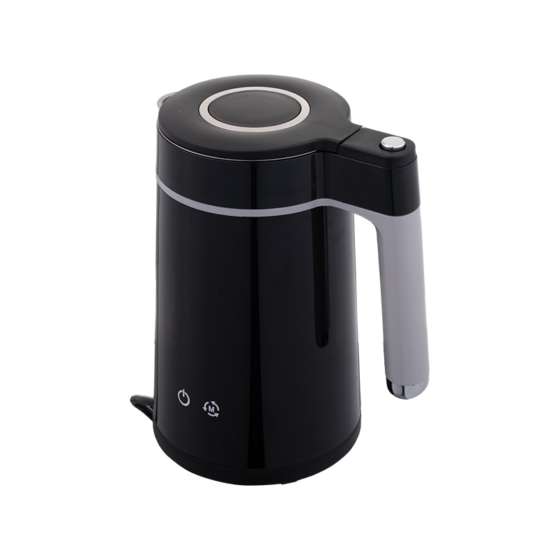 Temperature display with keep warm function two layers stainless steel and plastic screen touch digital kettle