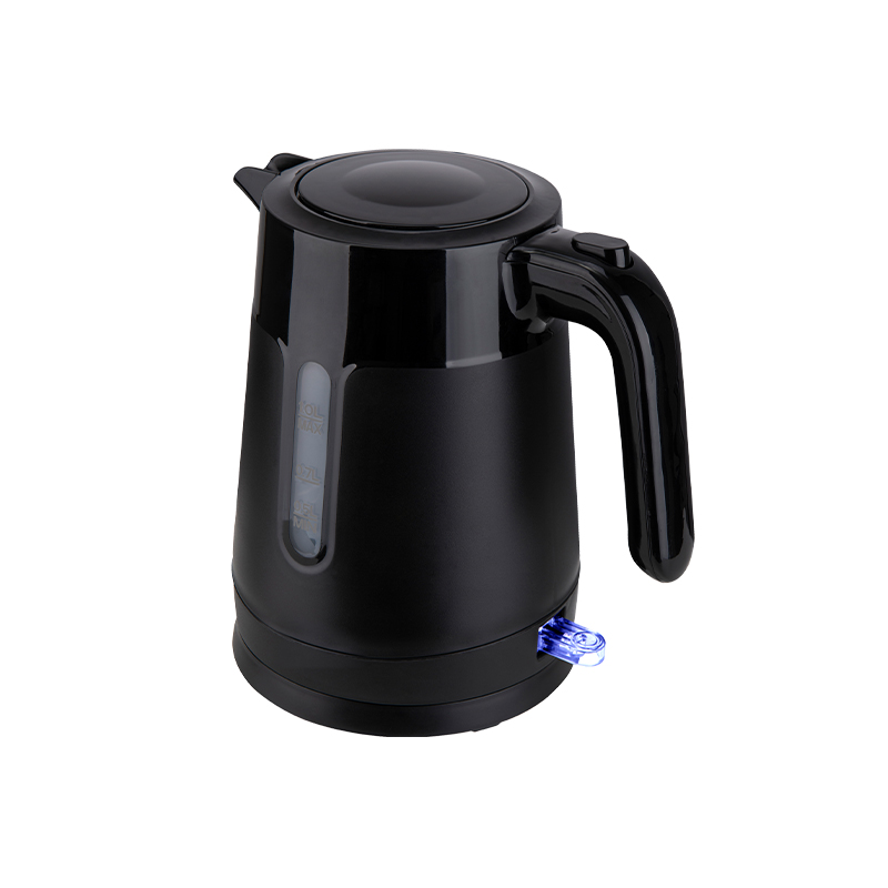 1L hotel selling electric water kettle led indicator portable plastic kettle