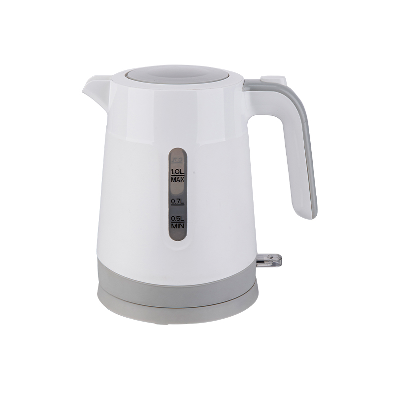 1L hotel selling electric water kettle led indicator portable plastic kettle