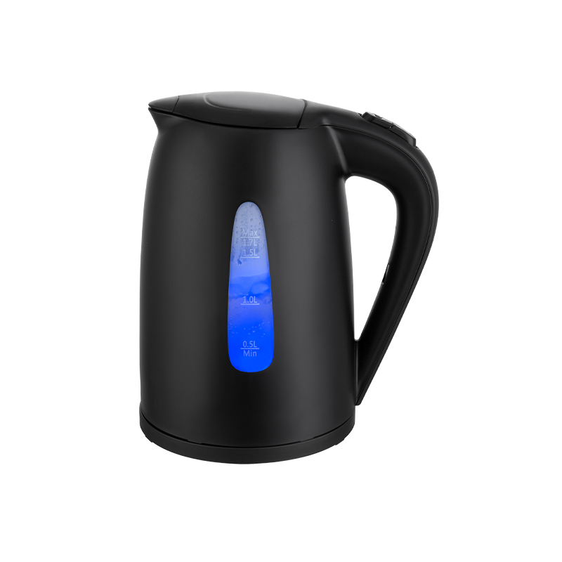 Plastic stainless steel electric kettle 1.7L 2200watt for home appliance kitchen hotel