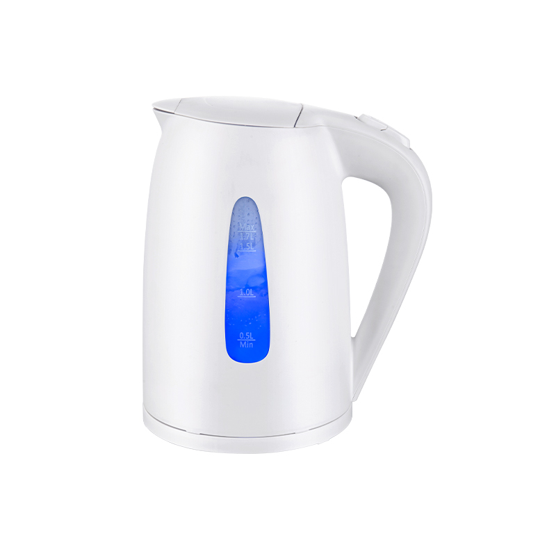 Plastic stainless steel electric kettle 1.7L 2200watt for home appliance kitchen hotel