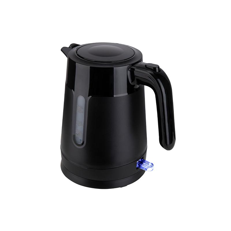 1L hotel selling electric water kettle led indicator portable plastic kettle