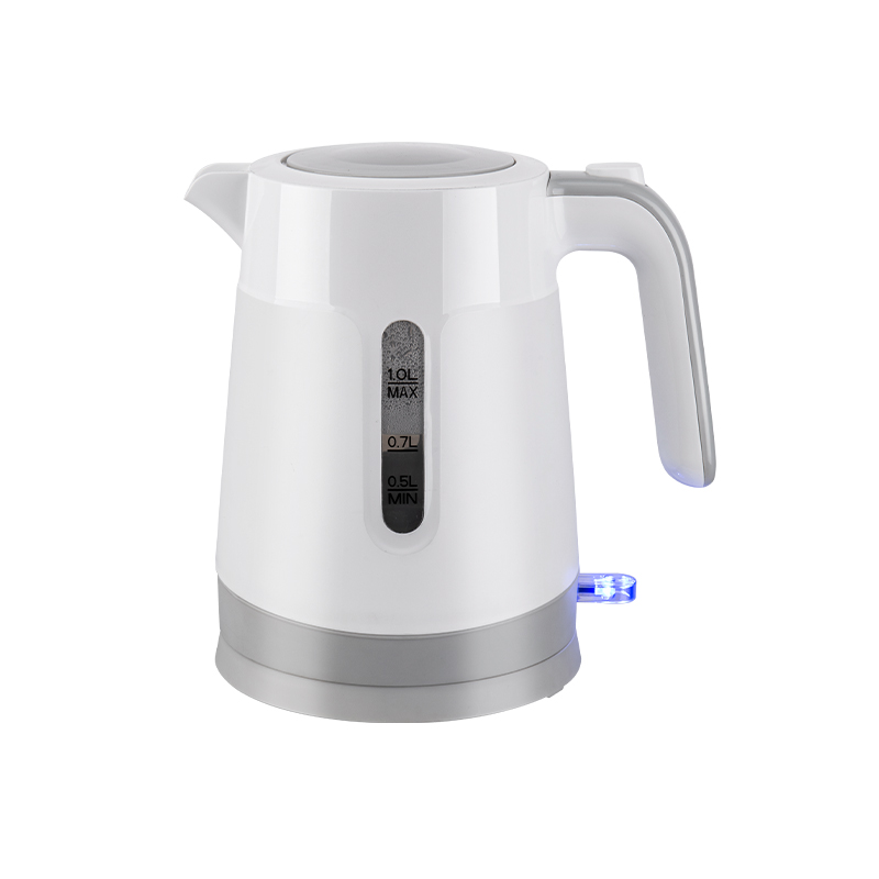 1L hotel selling electric water kettle led indicator portable plastic kettle