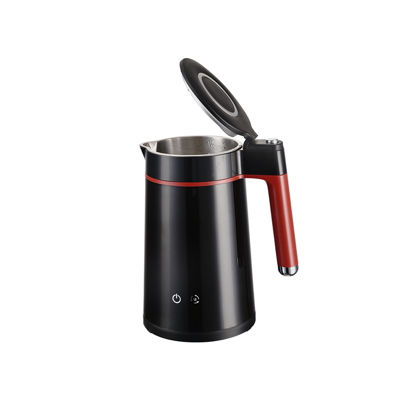 Temperature display with keep warm function two layers stainless steel and plastic screen touch digital kettle