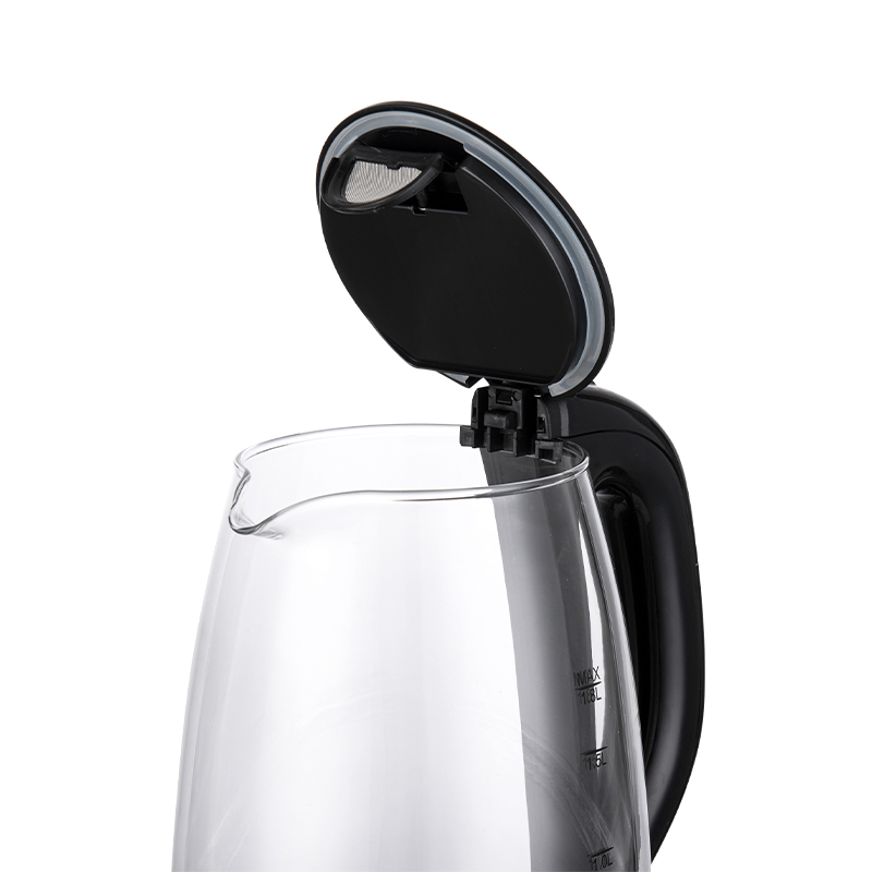 1.8L kitchen appliances fada controller washable filter glass electric kettle