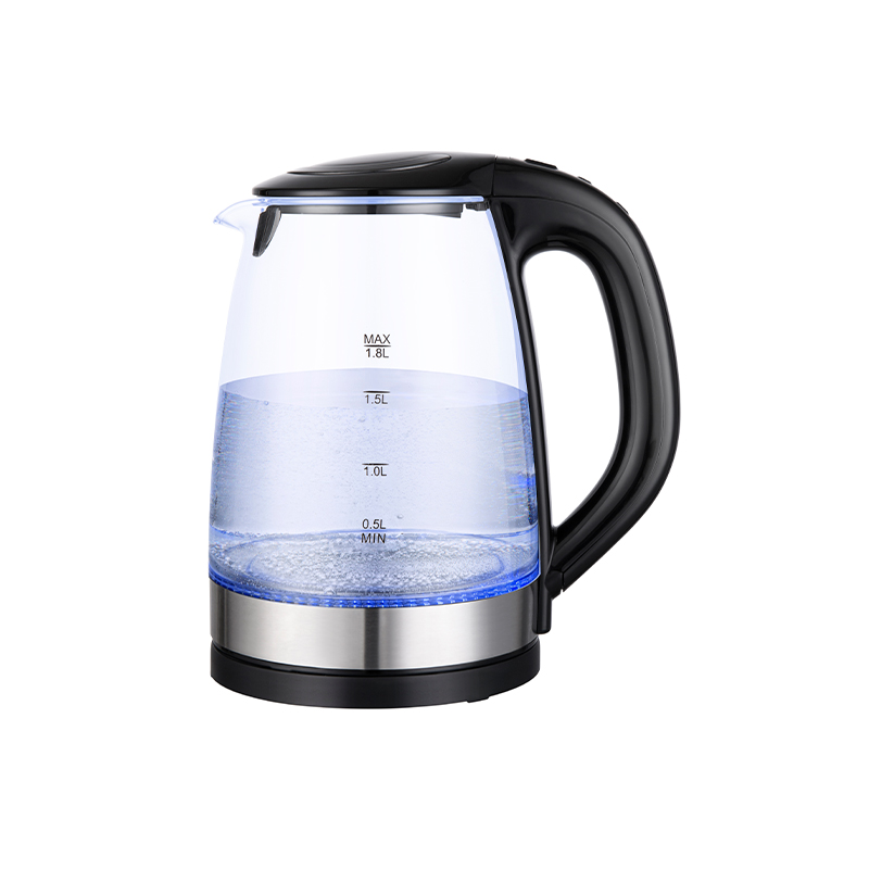 1.8L kitchen appliances fada controller washable filter glass electric kettle